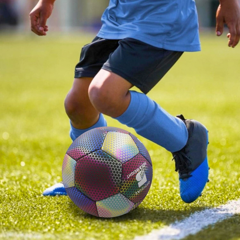 Reflective Night Glow Soccer Ball