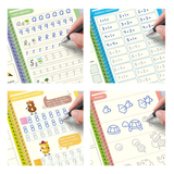 Reusable Handwriting Copybook for Kids (4 Books with Refills for the Pen)